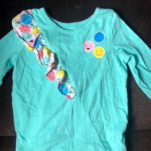 Cat and jack teal long sleeve